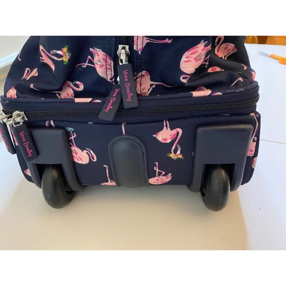 VERA BRADLEY Pelican Rolling Duffel Bag Overnight Weekend Carry On Luggage - Picture 7 of 16